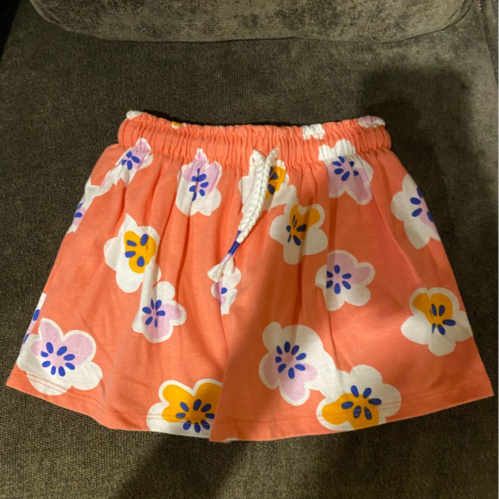 Flowered Mini Skirt for Girls